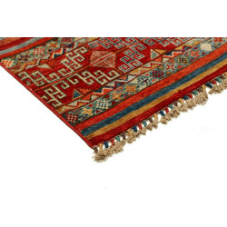 Tappeto Samarkand Pakistan 99x148 Rosso Bordeau