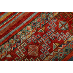 Tappeto Samarkand Pakistan 99x148 Rosso Bordeau