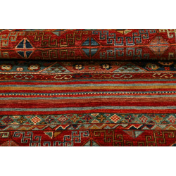 Tappeto Samarkand Pakistan 99x148 Rosso Bordeau