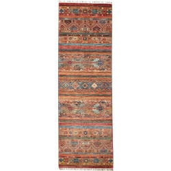 Tappeto Samarkand Pakistan 81x251 Terracotta Bl