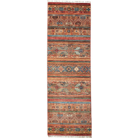 Tappeto Samarkand Pakistan 81x251 Terracotta Bl