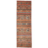 Tappeto Samarkand Pakistan 81x251 Terracotta Bl