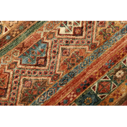 Tappeto Samarkand Pakistan 81x251 Terracotta Bl
