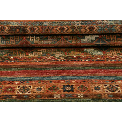 Tappeto Samarkand Pakistan 81x251 Terracotta Bl