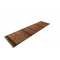Tappeto Samarkand Pakistan 82x306 Arancio Terra