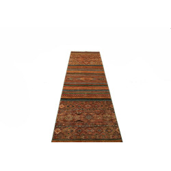 Tappeto Samarkand Pakistan 82x306 Arancio Terra