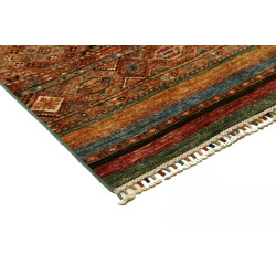 Tappeto Samarkand Pakistan 82x306 Arancio Terra