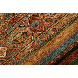 Tappeto Samarkand Pakistan 82x306 Arancio Terra