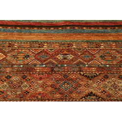 Tappeto Samarkand Pakistan 82x306 Arancio Terra
