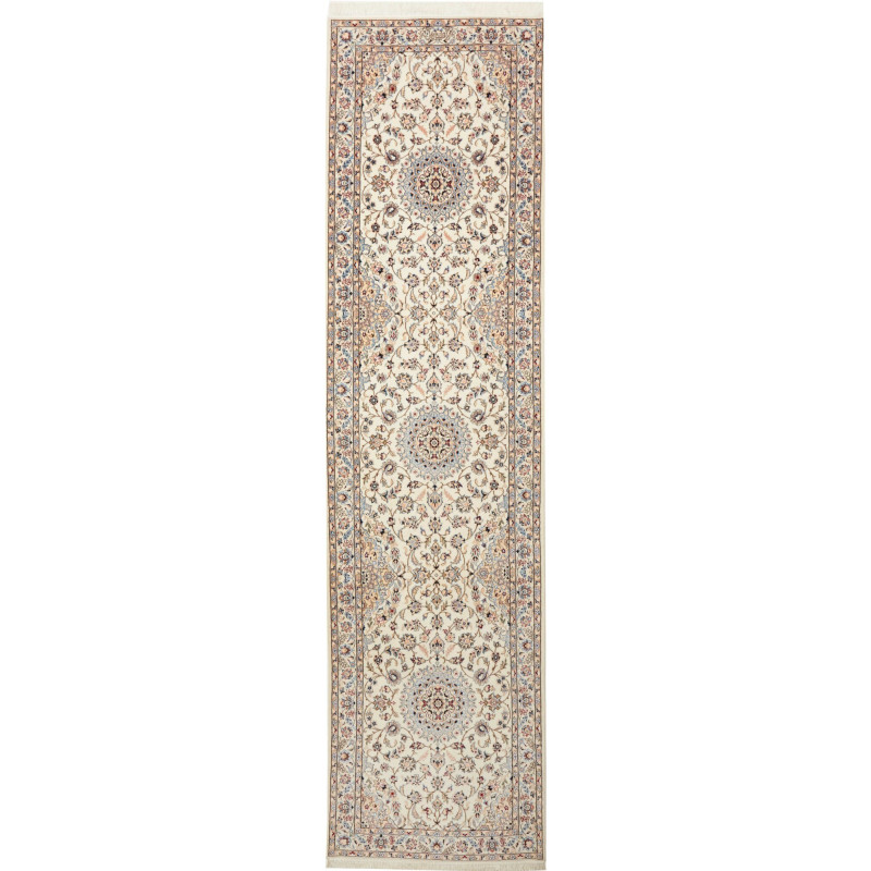 Rug Nain 6la Persia 80x336 Cream Blue Pink Beig