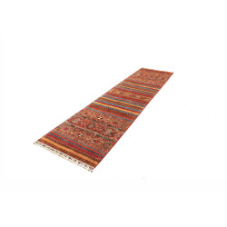 Tappeto Samarkand Pakistan 81x307 Rosso Arancio