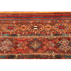 Tappeto Samarkand Pakistan 81x307 Rosso Arancio