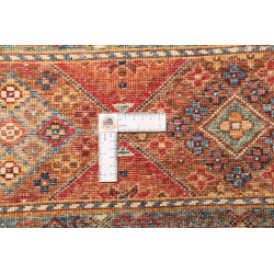 Tappeto Samarkand Pakistan 81x307 Rosso Arancio