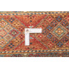 Tappeto Samarkand Pakistan 81x307 Rosso Arancio