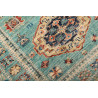 Tappeto Kazak Fine Pakistan 83x250 Turchese Bei