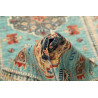 Tappeto Kazak Fine Pakistan 83x250 Turchese Bei