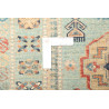 Tappeto Kazak Fine Pakistan 83x250 Turchese Bei