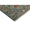 Tappeto Tribal Pakistan 80x298 Blu Petrolio Ara