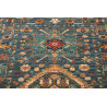 Tappeto Tribal Pakistan 80x298 Blu Petrolio Ara