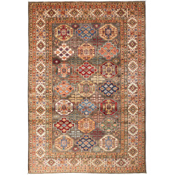 Tappeto Kazak Fine Pakistan 202x300 Grigio Marr