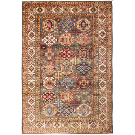 Tappeto Kazak Fine Pakistan 202x300 Grigio Marr