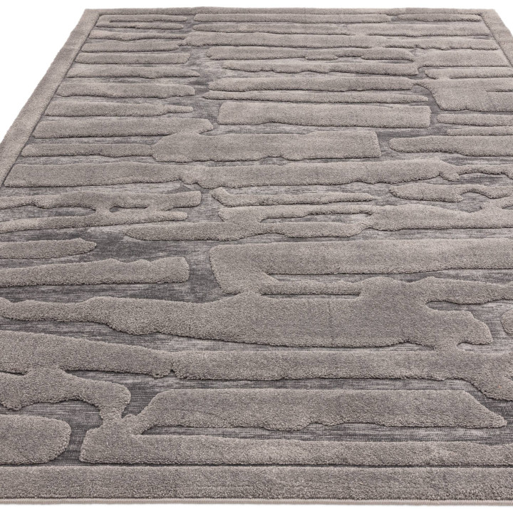 Tappeto Valley geometrico grigio chiaro grigio s