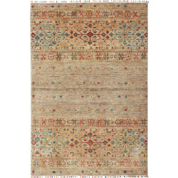 Tappeto Rubin Pakistan 125x184 Beige Ruggine Te