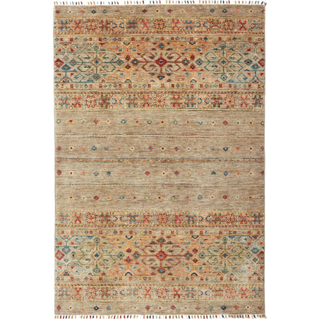 Tappeto Rubin Pakistan 125x184 Beige Ruggine Te