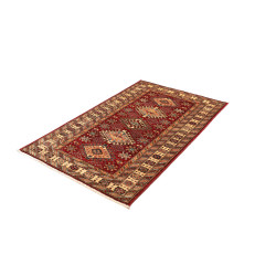 Tappeto Kazak Fine Pakistan 93x153 Rosso Crema