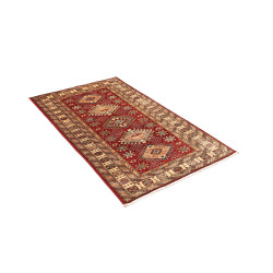 Tappeto Kazak Fine Pakistan 93x153 Rosso Crema