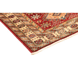 Tappeto Kazak Fine Pakistan 93x153 Rosso Crema