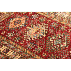 Tappeto Kazak Fine Pakistan 93x153 Rosso Crema