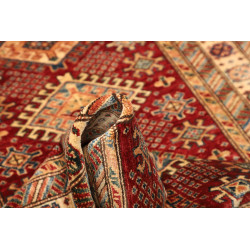 Tappeto Kazak Fine Pakistan 93x153 Rosso Crema