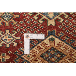 Tappeto Kazak Fine Pakistan 93x153 Rosso Crema