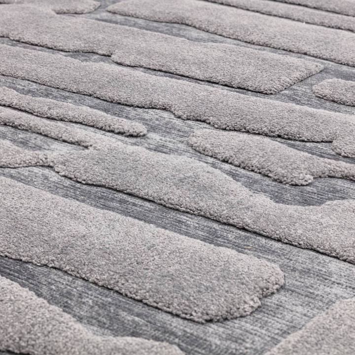 Tappeto Valley geometrico grigio chiaro grigio s
