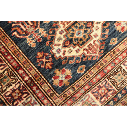 Tappeto Kazak Fine Pakistan 100x147 Blu Profond