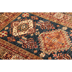 Tappeto Kazak Fine Pakistan 100x147 Blu Profond