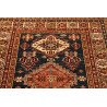 Tappeto Kazak Fine Pakistan 100x147 Blu Profond