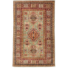 Tappeto Kazak Fine Pakistan 100x155 Verde Salvi