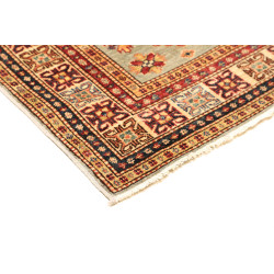 Tappeto Kazak Fine Pakistan 100x155 Verde Salvi