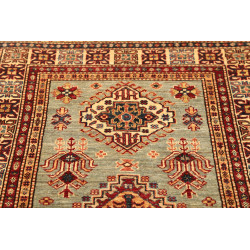 Tappeto Kazak Fine Pakistan 100x155 Verde Salvi