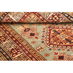 Tappeto Kazak Fine Pakistan 100x155 Verde Salvi