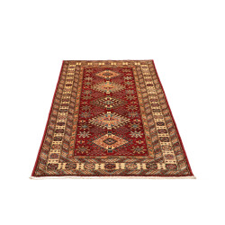 Tappeto Kazak Fine Pakistan 94x151 Rosso Crema