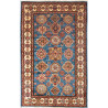 Tappeto Kazak Fine Pakistan 96x147 Blu Rosso Cr