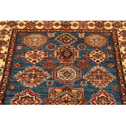Tappeto Kazak Fine Pakistan 96x147 Blu Rosso Cr