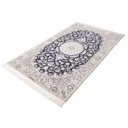Tappeto Nain 6la Persia 120x195 Blu Notte Bianc