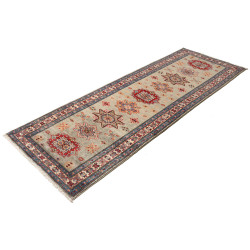 Tappeto Kazak Fine Pakistan 79x243 Verde Polver
