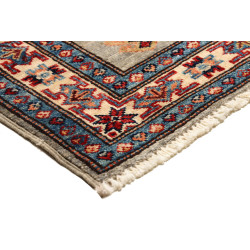 Tappeto Kazak Fine Pakistan 79x243 Verde Polver