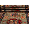 Tappeto Kazak Fine Pakistan 79x243 Verde Polver