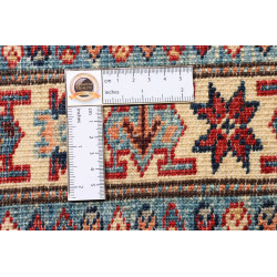 Tappeto Kazak Fine Pakistan 79x243 Verde Polver